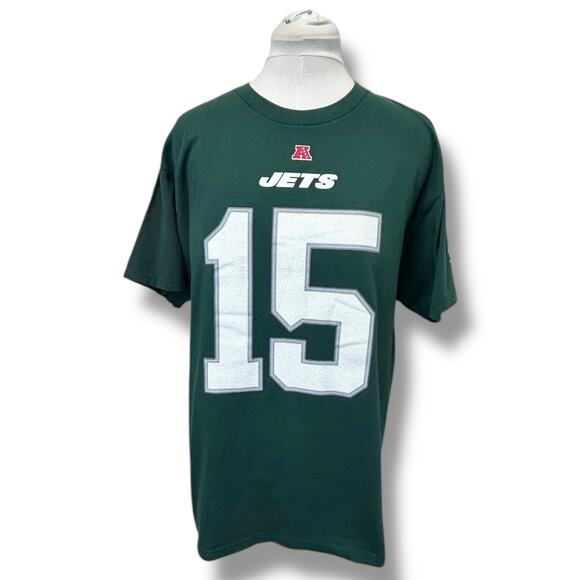 NFL Team Apparel Mens Short Sleeve T-shirt - New York Jets “Tebow 15”, sz L - Picture 1 of 10